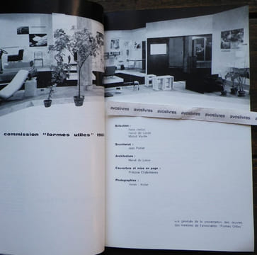 Formes Utiles 1965.  . [DESIGN INDUSTRIEL]. - Catalogue d’exposition « Formes Utiles 1965 ». -  [SALON DES ARTS MENAGERS]. - DE LOOZE, Hervé.