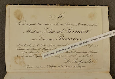 Madame Bascans 1801-1878. -