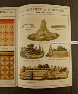 MANUFACTURE DE BETONS COMPRIMES. MANUFACTURE DE CARRELAGE MOSAÏQUE A. GENEVIERE & P. BONNIOT - 6e ALBUM. -
