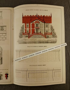 MANUFACTURE DE BETONS COMPRIMES. MANUFACTURE DE CARRELAGE MOSAÏQUE A. GENEVIERE & P. BONNIOT - 6e ALBUM. -