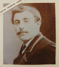 [Portrait de peintre]. - [Intérieur extérieur ?]. -