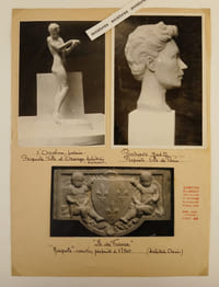 [book photo : présentation d'oeuvres de et par Gaston Dumont]. -