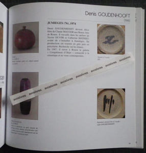 Potiers de grès. Sceaux et signatures de 1941 à 1985. 