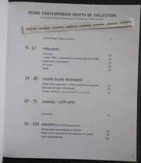 Verre contemporain. Objets de collection. Le Studio Glass movement en France de 1979 à 1991.