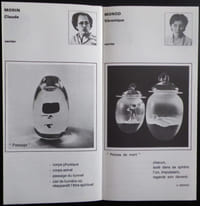 Vivre sa mort. Expression plastique de 15 créateurs : terre, cuir, verre.