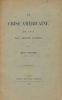 La crise Américaine de 1907. Essai d'histoire financière. MANCERON ROBERT 