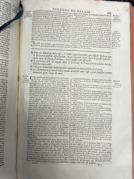 Journal du Palais ou recueil des principales décisions de tous les parlements et cours souveraines de France, sur les questions les plus importantes ...