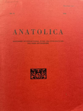 LA GRECE D'ASIE ET L'ANATOLIE DU 8° AU 6° SIECLE AVANT JESUS CHRIST.. AMANDRY Pierre