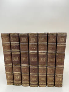 Voyage du jeune Anacharsis en Grèce. 7 volumes + Atlas