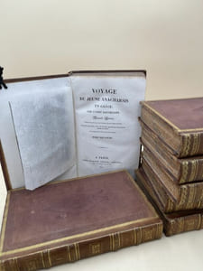 Voyage du jeune Anacharsis en Grèce. 7 volumes + Atlas