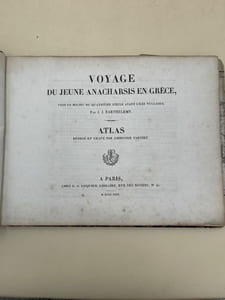 Voyage du jeune Anacharsis en Grèce. 7 volumes + Atlas