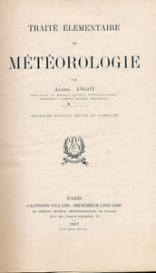 Traité élémentaire de météorologie 