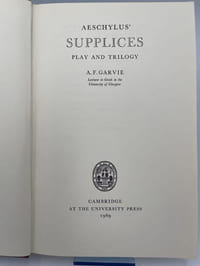 Supplices play and trilogy