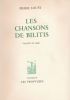 Les chansons de Bilitis. Pierre LOUYS
