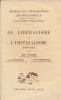 Du libéralisme à l'impérialisme. 1860 - 1878 . HAUSER H - MAURAIN J - BENAERTS P.