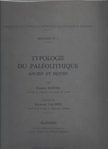 Typologie du paléolithique ancien et moyen. Texte et planches 