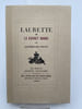 Laurette ou le cachet rouge . VIGNY Alfred de