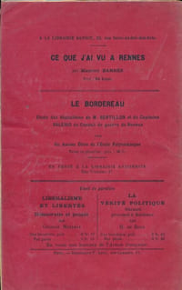 Appel au pays. Vérité, justice, patrie