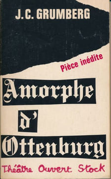 Amorphe d'Ottenburg. Pièce inédite. J C GRUMBERG