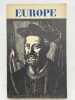 Revue Europe. François Rabelais. REVUE EUROPE ] RABELAIS François