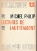 Lectures de Lautréamont. PHILIP Michel