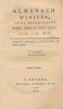 Almanach d'Anvers et du département des Deux-Nèthes, pour l'an 1813. LE POITTEVIN DELACROIX