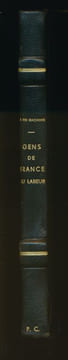 Gens de France au labeur . GACHONS Jacques des