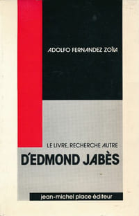 Le livre, recherche autre d'Edmond Jabès