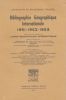 Bibliographie Géographique internationale. 1951 - 1952 - 1953. Association de Géographes Français