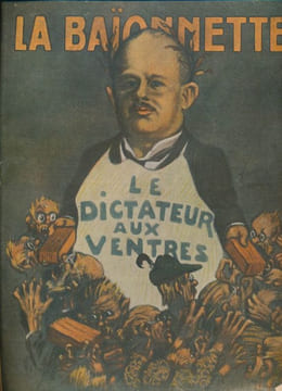 La baïonnette. 66. Le dictateur aux ventres. LA BAIONNETTE