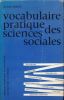 Vocabulaire pratique des sciences sociales. Alain BIROU 