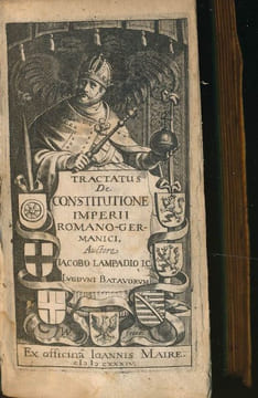 Tractatus de constitutione imperii Romano - Germanici. LAMPADUIS JACOB