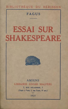 Essai sur Shakespeare. FAGUS