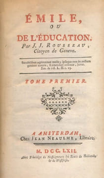 Emile, ou de l'Education par J.J. Rousseau, Citoyen de Geneve . Jean-Jacques ROUSSEAU 