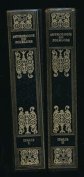 Anthologie du folklore. Anthologie sonore de l'Italie. 2 volumes . Ambrosi CARRION
