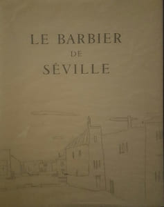 Le barbier de Seville. Décors & personnages par André Derain