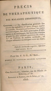 Précis de thérapeutique des maladies chronique