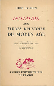 Initiation aux études d'Histoire du Moyen-Age