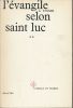 L'Evangile selon Saint Luc. STOGER A