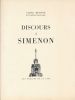 Discours à Simenon. BRONNE Carlo