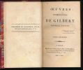 Oeuvres complètes de Gilbert . GILBERT Nicolas Joseph Laurent 
