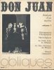 Don Juan. Analyse d'un mythe. 2 volumes. Complet. DON JUAN ] Revue OBLIQUES