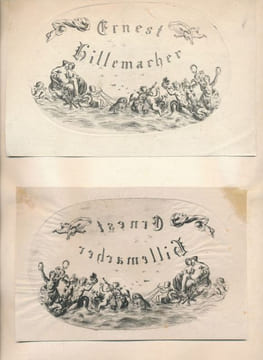 Collection des vignettes gravées par Frédéric Hillemacher pour le Théâtre de Racine et Le Lutrin de Boileau-Despreaux. HILLEMACHER Eugène Ernest - ...