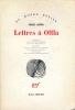 Lettres à Ottla. KAFKA Franz 