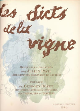 Les dicts de la vigne . PAVIL Julien
