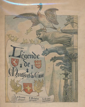La légende de Montfort la Cane . VAUX BARON LUDOVIC DE - PAUL CHARDIN