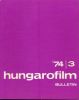 Hungarofilm. 1974. Bulletin 3. Collectif