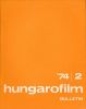 Hungarofilm. 1974. Bulletin 2. Collectif