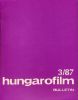 Hungarofilm. 1987. Bulletin 3. Collectif