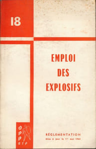 Emploi des explosifs